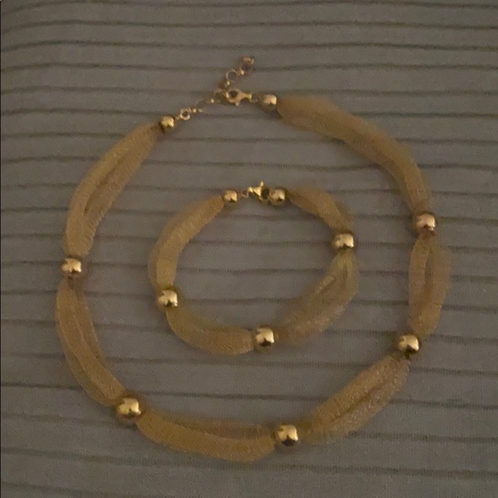 Sterling Silver  Italy necklace end bracelet